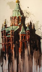 count's castle, oil on canvas, 30x45cm, 2015