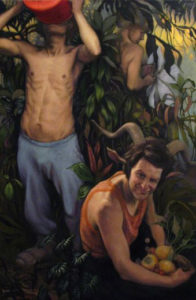naurisvarkaat, oil on canvas, 110x160cm, 2007